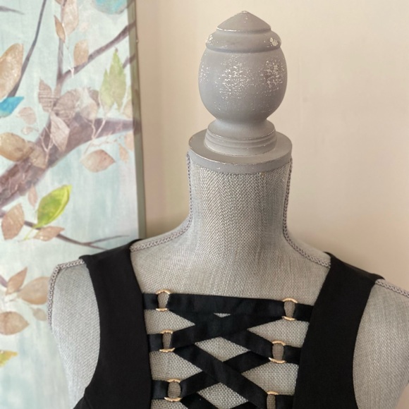 NUDE BEAUTIFUL 🖤BLACK🖤 BODYSUIT SIZE SMALL 🌟LIKE NEW🌟 - Picture 5 of 14